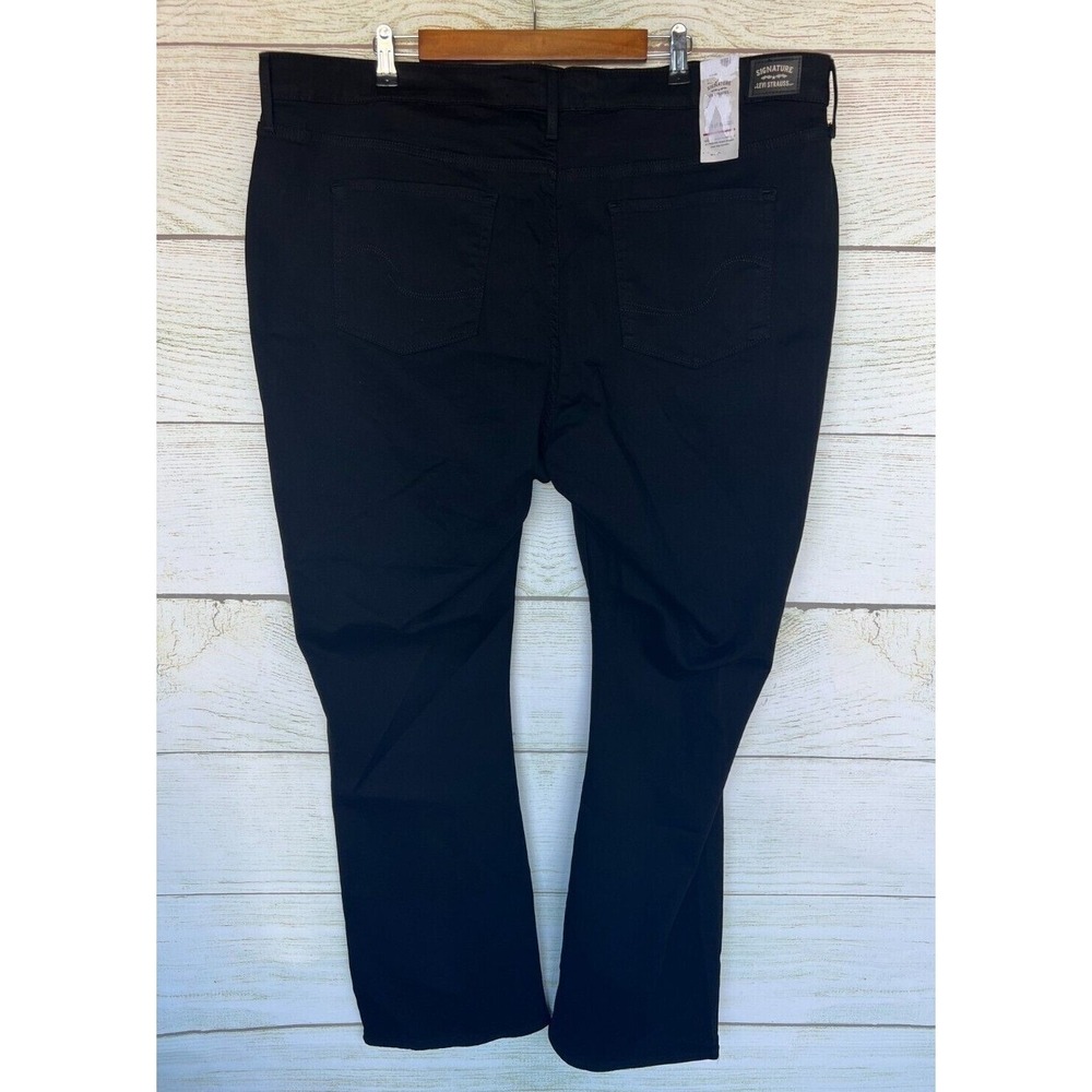 Levi Struass Jeans Womens Size 26L Black Mid Rise Bootcut Stretch Jeans New - Picture 3 of 3